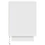 Mesilla de noche con luces LED blanca 38x34x50 cm by , Nightstands - Ref: Foro24-861283, Price: 57,22 €, Discount: %