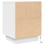 Mesilla de noche con luces LED blanca 38x34x50 cm by , Nightstands - Ref: Foro24-861283, Price: 57,22 €, Discount: %