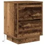Mesilla de noche con luces LED madera vieja 38x34x50 cm by , Nightstands - Ref: Foro24-861297, Price: 56,54 €, Discount: %