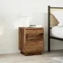 Mesilla de noche con luces LED madera vieja 38x34x50 cm by , Nightstands - Ref: Foro24-861297, Price: 56,54 €, Discount: %