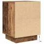 Mesilla de noche con luces LED madera vieja 38x34x50 cm by , Nightstands - Ref: Foro24-861297, Price: 56,54 €, Discount: %