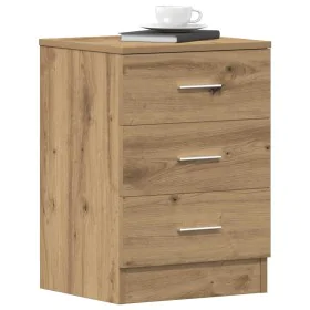 Mesita de noche madera de ingeniería roble artisian 38x35x55 cm de , Mesitas de noche - Ref: Foro24-861126, Precio: 64,61 €, ...