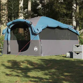 Tienda de campaña familiar túnel 6 personas impermeable azul de , Tiendas de campaña - Ref: Foro24-4009573, Precio: 186,05 €,...