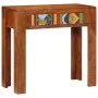 Mesa consola madera maciza de acacia 80x35x75 cm by , console tables - Ref: Foro24-4016496, Price: 149,88 €, Discount: %