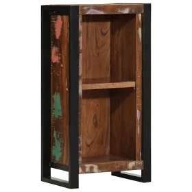 Mesita de noche de madera maciza reciclada 40x30x80 cm de , Almacenamiento para CD y DVD - Ref: Foro24-4013600, Precio: 129,8...