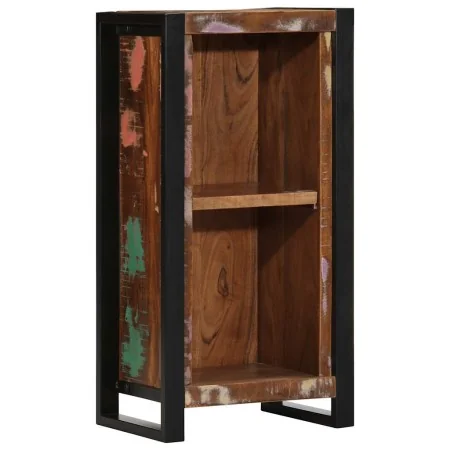 Mesita de noche de madera maciza reciclada 40x30x80 cm de , Almacenamiento para CD y DVD - Ref: Foro24-4013600, Precio: 129,8...