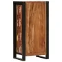 Mesita de noche de madera maciza reciclada 40x30x80 cm de , Almacenamiento para CD y DVD - Ref: Foro24-4013600, Precio: 129,8...