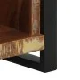 Mesita de noche de madera maciza reciclada 40x30x80 cm de , Almacenamiento para CD y DVD - Ref: Foro24-4013600, Precio: 129,8...