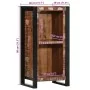Mesita de noche de madera maciza reciclada 40x30x80 cm de , Almacenamiento para CD y DVD - Ref: Foro24-4013600, Precio: 129,8...