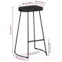 Taburetes de barra 45x40x78 cm madera maciza de mango de , Taburetes de cocina - Ref: Foro24-4013527, Precio: 120,93 €, Descu...