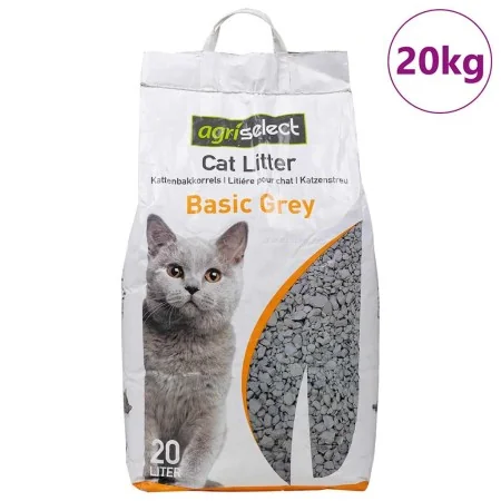 Arena para gatos con fragancia a talco para bebés Bentonita 20L de , Arena higiénica para gatos - Ref: Foro24-4019592, Precio...