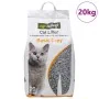 Arena para gatos con fragancia a talco para bebés Bentonita 20L de , Arena higiénica para gatos - Ref: Foro24-4019592, Precio...
