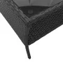 Sofá jardín de 2 plazas con cojín y mesa ratán sintético negro by , Outdoor sofas - Ref: Foro24-4103845, Price: 217,63 €, Dis...