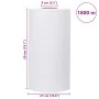 Film estirable agrícola blanco 25 µm 50 cm x 1800 m de , Materiales de embalaje - Ref: Foro24-4104888, Precio: 128,14 €, Desc...