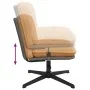 Silla de oficina giratoria tejido imitación lana rizada beige de , Sillas - Ref: Foro24-4105388, Precio: 117,81 €, Descuento: %