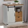 Aparador HALDEN con puerta corredera blanco 80x40x80 cm de , Aparadores - Ref: Foro24-4018418, Precio: 201,90 €, Descuento: %