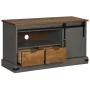 Mueble de TV HALDEN con puerta corredera gris 110x40x60 cm de , Muebles TV - Ref: Foro24-4018411, Precio: 209,54 €, Descuento: %