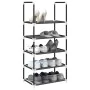 Zapatero 5 niveles negro 44x28x94 cm tejido no tejido de , Zapateros y organizadores de calzado - Ref: Foro24-4100618, Precio...