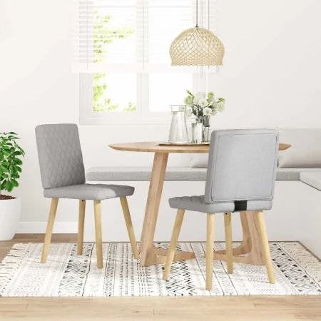 Sillas de comedor 2 uds tela gris nube von , Essstühle - Ref: Foro24-4101130, Preis: 103,64 €, Rabatt: %