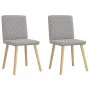 Sillas de comedor 2 uds tela gris nube von , Essstühle - Ref: Foro24-4101130, Preis: 103,64 €, Rabatt: %