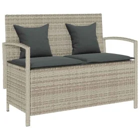 Banco de jardín con almacenaje y cojín gris claro von , Gartenbänke - Ref: Foro24-4104216, Preis: 208,42 €, Rabatt: %