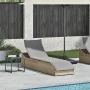 Tumbona plegable con cojín y espacio beige ratán sintético von , Liegen - Ref: Foro24-4104223, Preis: 247,76 €, Rabatt: %