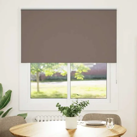 Estor Enrollable Opaco Color Café 130x150 cm Tela Ancho 126,6cm de , Persianas y estores - Ref: Foro24-4011004, Precio: 35,43...