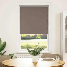 Estor Enrollable Opaco Color Café 65x150 cm Tela Ancho 60,7cm de , Persianas y estores - Ref: Foro24-4010991, Precio: 15,86 €...