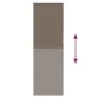 Estor Enrollable Opaco Color Café 45x150 cm Tela Ancho 40,7cm de , Persianas y estores - Ref: Foro24-4010987, Precio: 16,96 €...