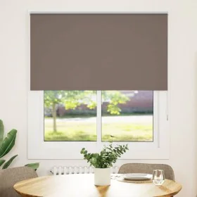 Estor Enrollable Opaco Color Café 140x150 cm Tela Ancho 136,6cm de , Persianas y estores - Ref: Foro24-4011006, Precio: 27,59...