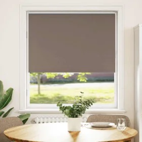 Estor Enrollable Opaco Color Café 90x130 cm Tela Ancho 85,7cm de , Persianas y estores - Ref: Foro24-4010970, Precio: 23,68 €...