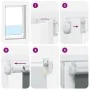 Estor Enrollable Opaco Blanco Roto 110x230cm Tela Ancho 105,7cm de , Persianas y estores - Ref: Foro24-4011728, Precio: 25,81...