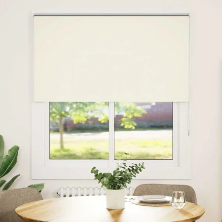 Estor Enrollable Opaco Blanco Roto 120x130cm Tela Ancho 116,6cm de , Persianas y estores - Ref: Foro24-4011626, Precio: 26,51...