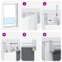 Estor Enrollable Opaco Blanco Roto 120x130cm Tela Ancho 116,6cm de , Persianas y estores - Ref: Foro24-4011626, Precio: 26,51...