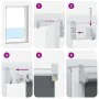 Estor Enrollable Opaco Blanco Roto 150x130cm Tela Ancho 146,6cm de , Persianas y estores - Ref: Foro24-4011632, Precio: 26,43...