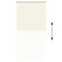 Estor Enrollable Opaco Blanco Roto 80x130cm Tela Ancho 75,7cm de , Persianas y estores - Ref: Foro24-4011618, Precio: 20,40 €...