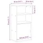 Mueble auxiliar ODDA blanco 40x24x79 cm madera maciza de pino de , Aparadores - Ref: Foro24-4103596, Precio: 58,14 €, Descuen...