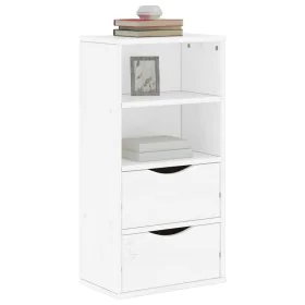 Mueble auxiliar con cajones ODDA blanco 40x24x79 cm madera pino de , Aparadores - Ref: Foro24-4103594, Precio: 63,43 €, Descu...