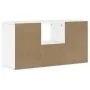 Mueble para TV con cajón ODDA blanco 79x24x40 cm madera pino de , Muebles TV - Ref: Foro24-4103606, Precio: 67,88 €, Descuent...