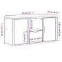 Mueble para TV con cajón ODDA blanco 79x24x40 cm madera pino de , Muebles TV - Ref: Foro24-4103606, Precio: 67,88 €, Descuent...
