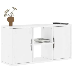 Mueble de TV ODDA madera maciza de pino blanco 79x24x40 cm by , TV Furniture - Ref: Foro24-4103604, Price: 61,86 €, Discount: %