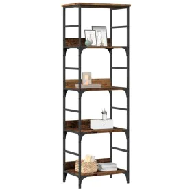 Estantería de madera ingeniería madera envejecida 50x33x153 cm de , Librerías y estanterías - Ref: Foro24-857468, Precio: 73,...
