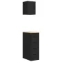 Armarios 2 uds para garaje madera de ingeniería negro de , Armarios industriales - Ref: Foro24-3328315, Precio: 93,07 €, Desc...
