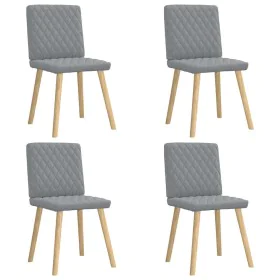 Sillas de comedor 4 unidades tela gris claro von , Essstühle - Ref: Foro24-3315221, Preis: 199,31 €, Rabatt: %