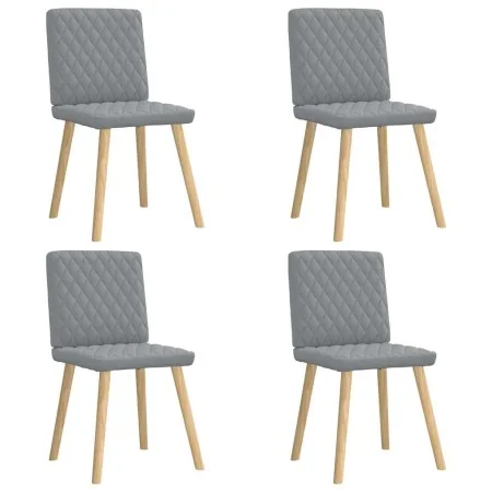 Sillas de comedor 4 unidades tela gris claro von , Essstühle - Ref: Foro24-3315221, Preis: 199,31 €, Rabatt: %