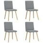 Sillas de comedor 4 unidades tela gris claro von , Essstühle - Ref: Foro24-3315221, Preis: 199,31 €, Rabatt: %
