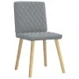 Sillas de comedor 4 unidades tela gris claro von , Essstühle - Ref: Foro24-3315221, Preis: 199,31 €, Rabatt: %