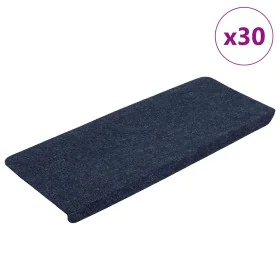 Alfombrilla autoadhesiva escalera 30 uds azul 65x24,5x3,5 cm de , Alfombrillas para escalones - Ref: Foro24-3365919, Precio: ...