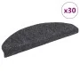 Alfombrilla autoadhesiva escalera 30 uds gris oscuro 65x21x4 cm de , Alfombrillas para escalones - Ref: Foro24-3365656, Preci...
