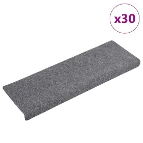 Alfombrilla autoadhesiva escalera 30 uds gris claro 65x21x4 cm de , Alfombrillas para escalones - Ref: Foro24-3365694, Precio...